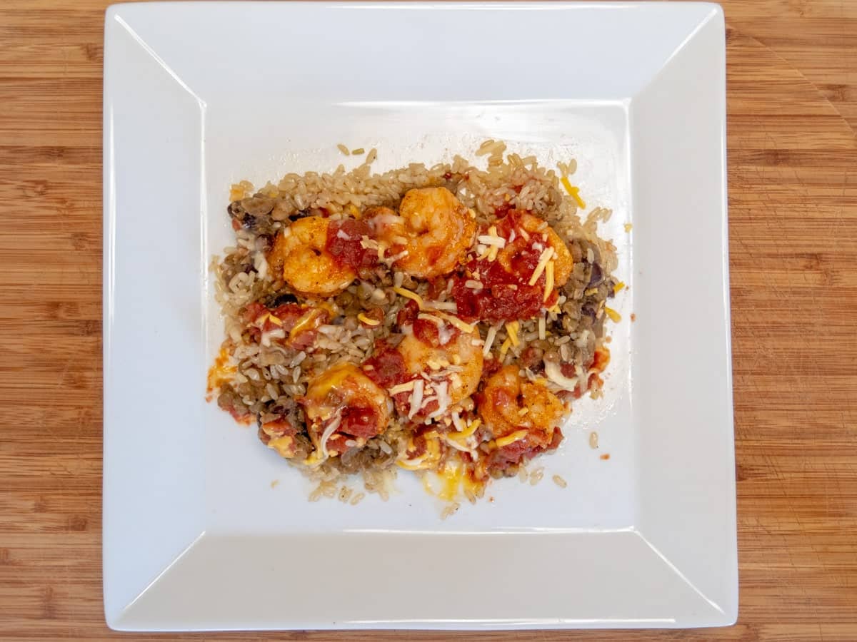 Cajun Shrimp Fiesta Bowl