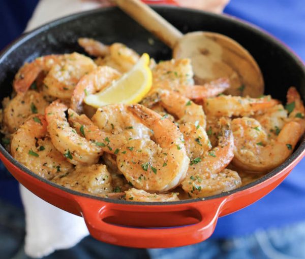 Out of the Cave Garlic Shrimp