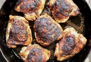Blackened Chicken Thighs
