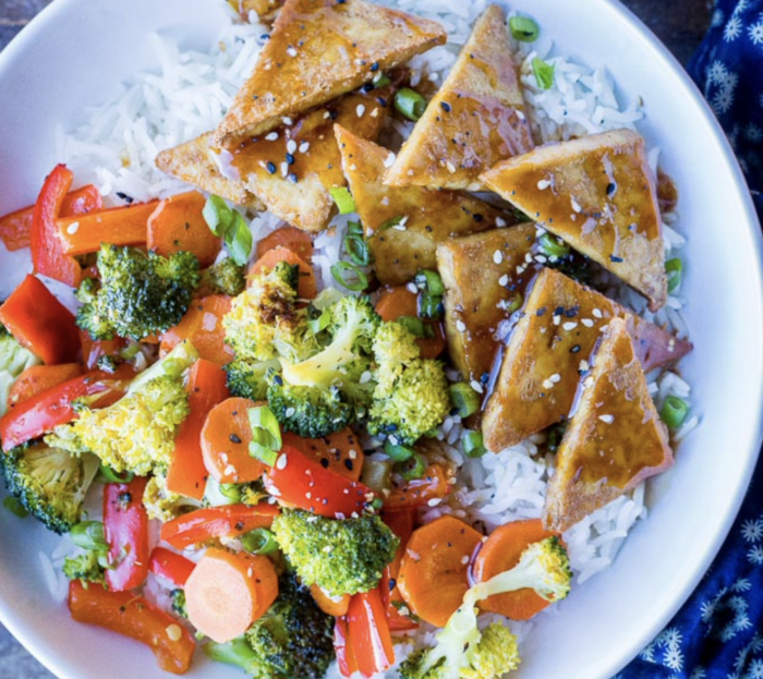 Teriyaki Tofu Vegan Bowl