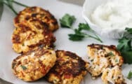 Out of the Cave Salmon Patty Burger 1