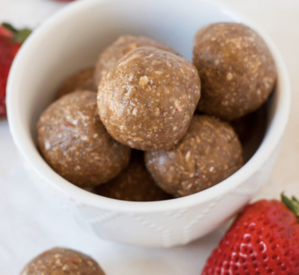 Strawberry Protein Balls