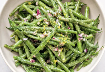 Green Beans with Shallots and Lemon a la carte