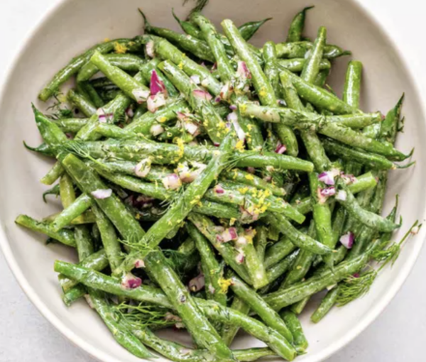 Green Beans with Shallots and Lemons