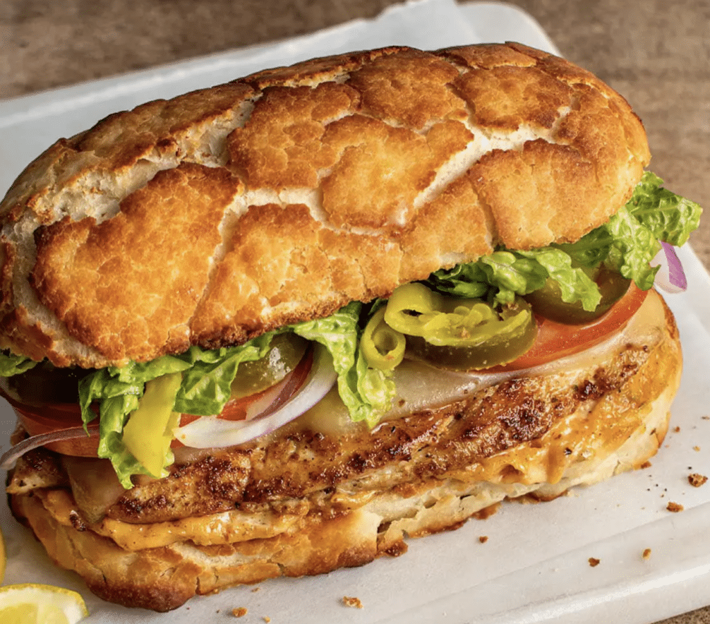 Chili Crisp Hot Honey Grilled Chicken Sandwich Out The Cave Food