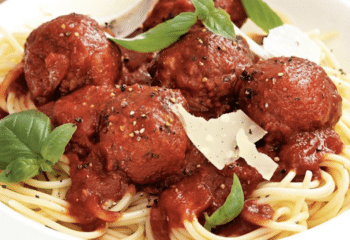 Wagyu Beef Meatballs with Gluten Free Noodles