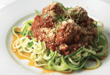 Vegan Sausage Bowl with your Choice of Noodles and House-Made Marinara