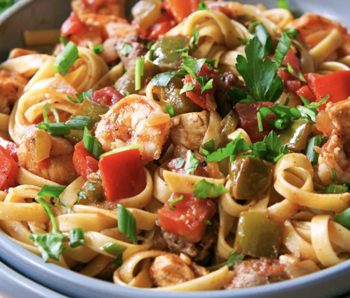 Fettuccine Jambalaya