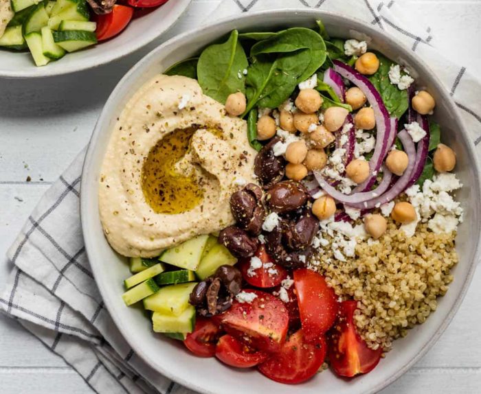 Mediterranean Hummus Bowl