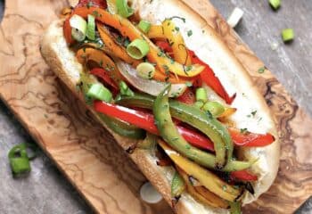 Paleo Chicken Sausage Fajita Hotdog (GF)