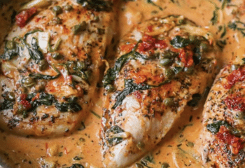 Grilled Tuscan Chicken Breast Plate
