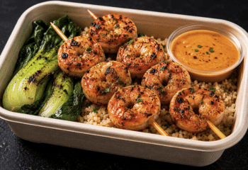Lemongrass Shrimp Satay Bowl Lemongrass Shrimp Satay Bowl
