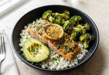 Balance Herb Lemon Salmon Bowl