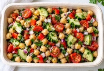 Vegan Mediterranean Chickpea Salad